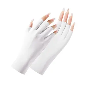 White UV LED Gloves