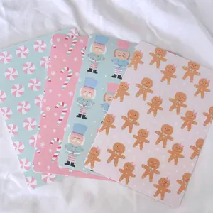 Pastel Kindle Inserts Collection | Christmas Patterns for Kindle Device Basic/Paperwhite