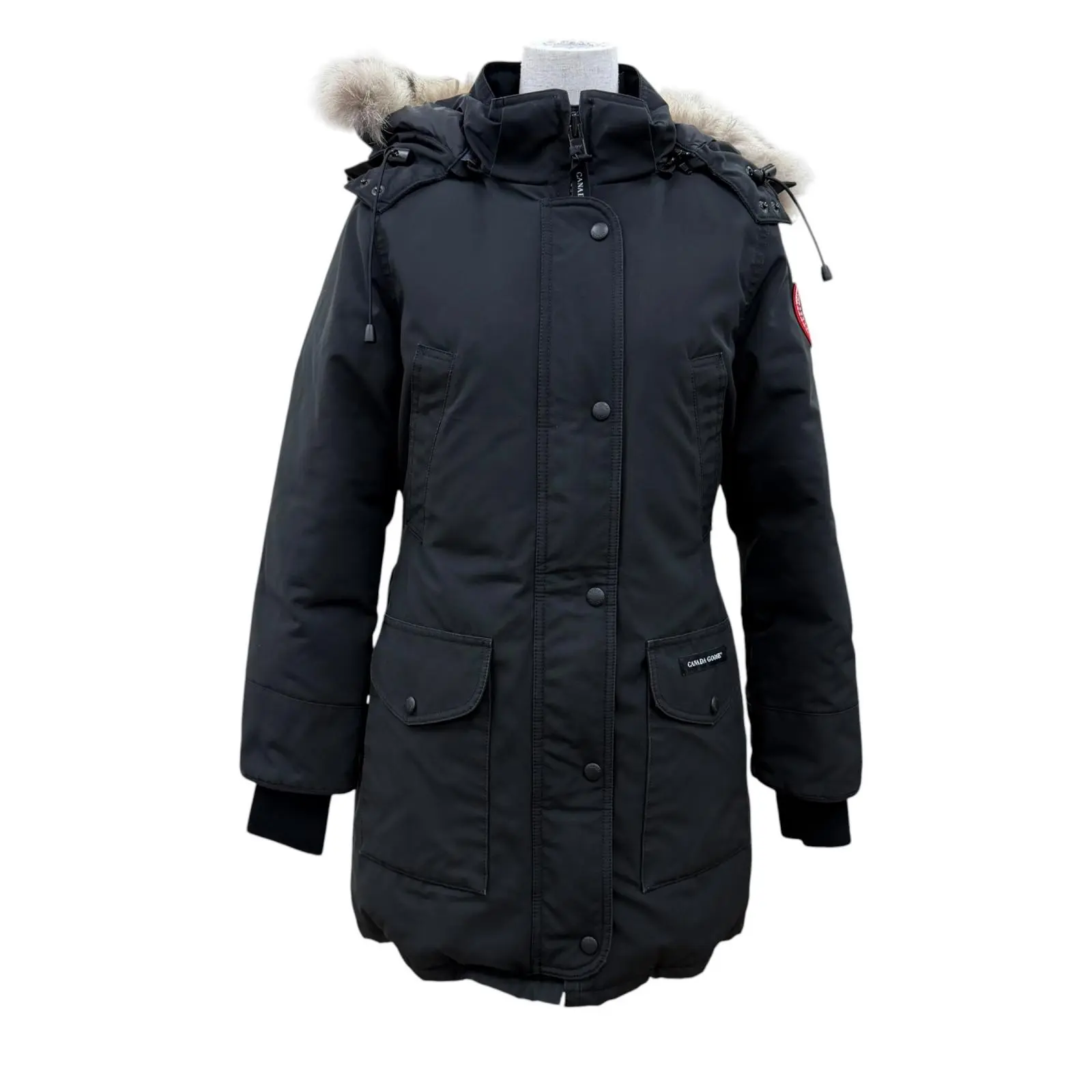 Pre-owned Canada Goose Polyester Small Leather Goods Trillium Parka Down Coat