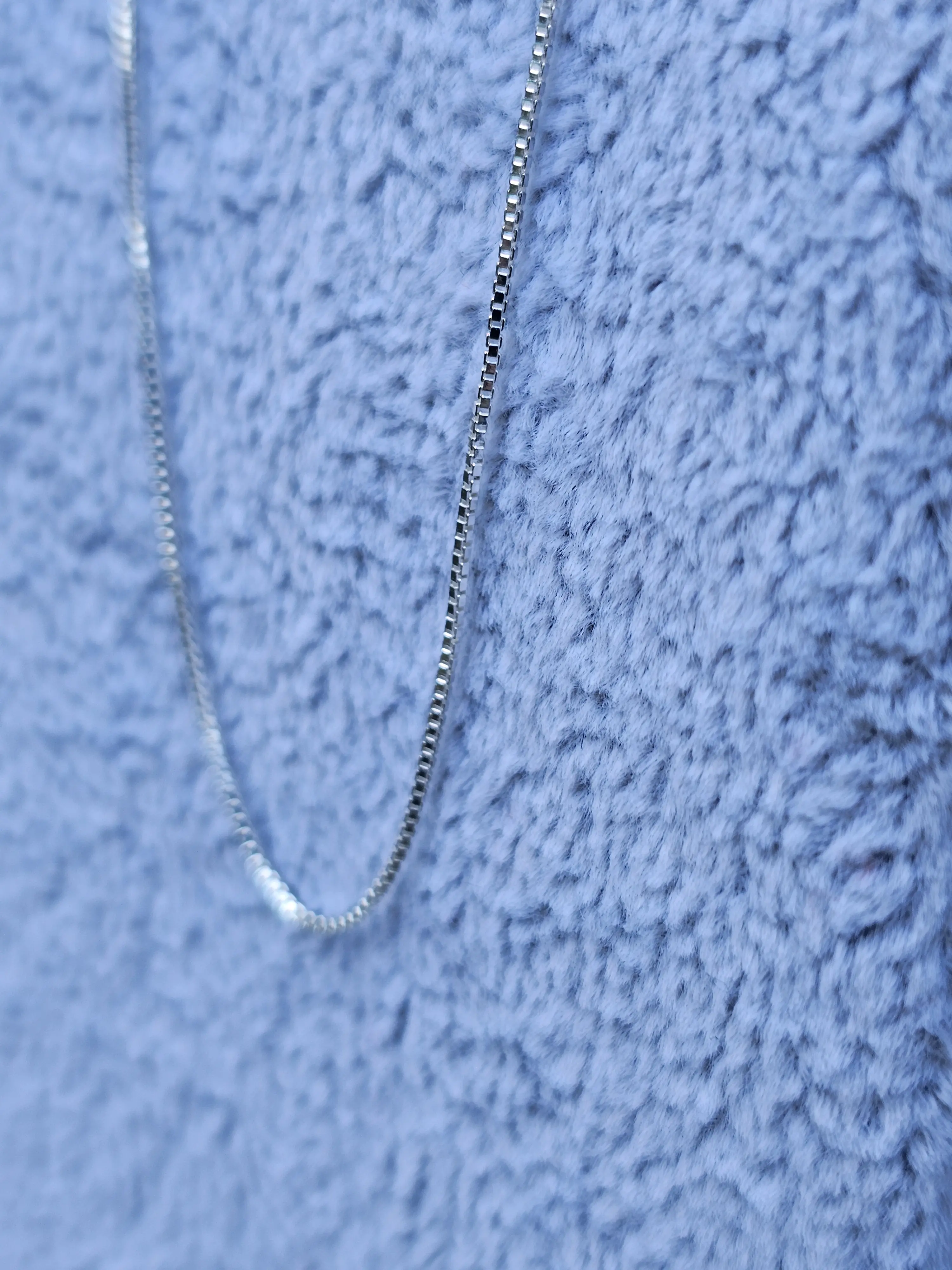 20" Sterling Silver Box Chain Necklace