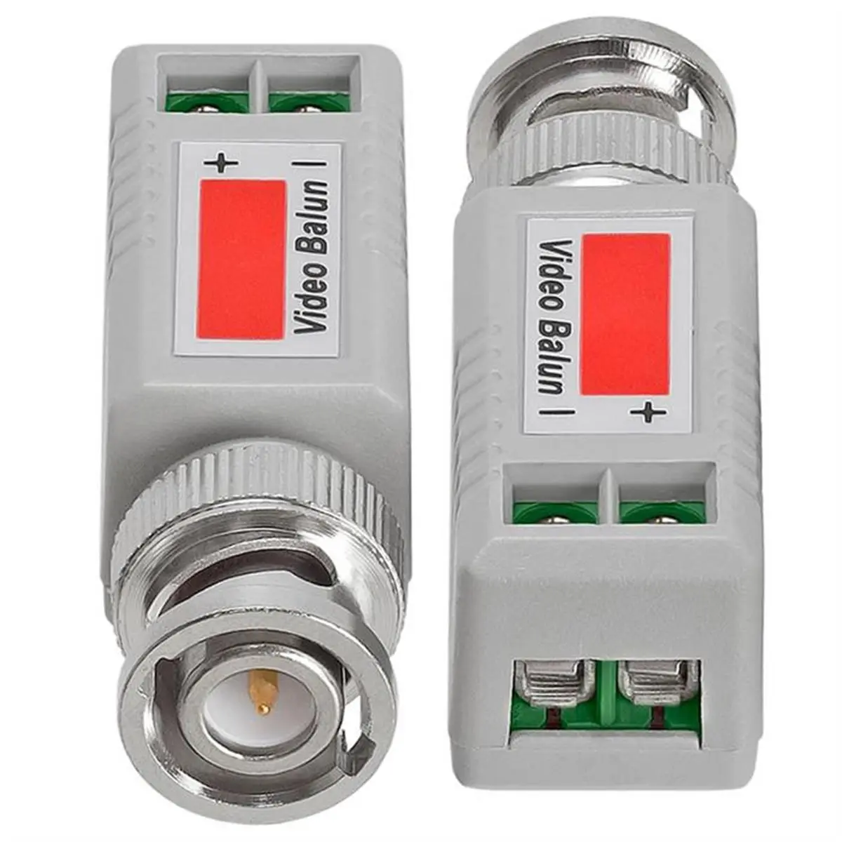 212 MAIN Digital Interference-Free CCTV Coax BNC Video Balun Transceiver Adapter, Durable Connection Accessory, Reliable Signal Transmitter, Compatible with CAT5e-CAT6 Cables for Security Cameras