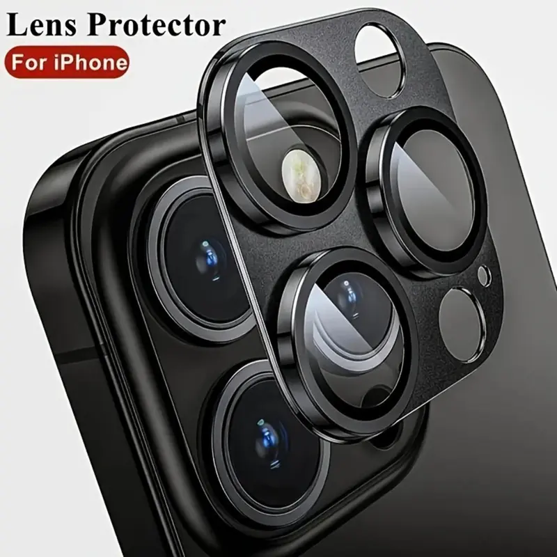 Full Coverage Lens Protector, Tempered Glass Lens Protector, Phone Accessories Compatible with iPhone 15 14 Pro 13 Pro Max, Casing, Protective Glass, Cellphone Accessory