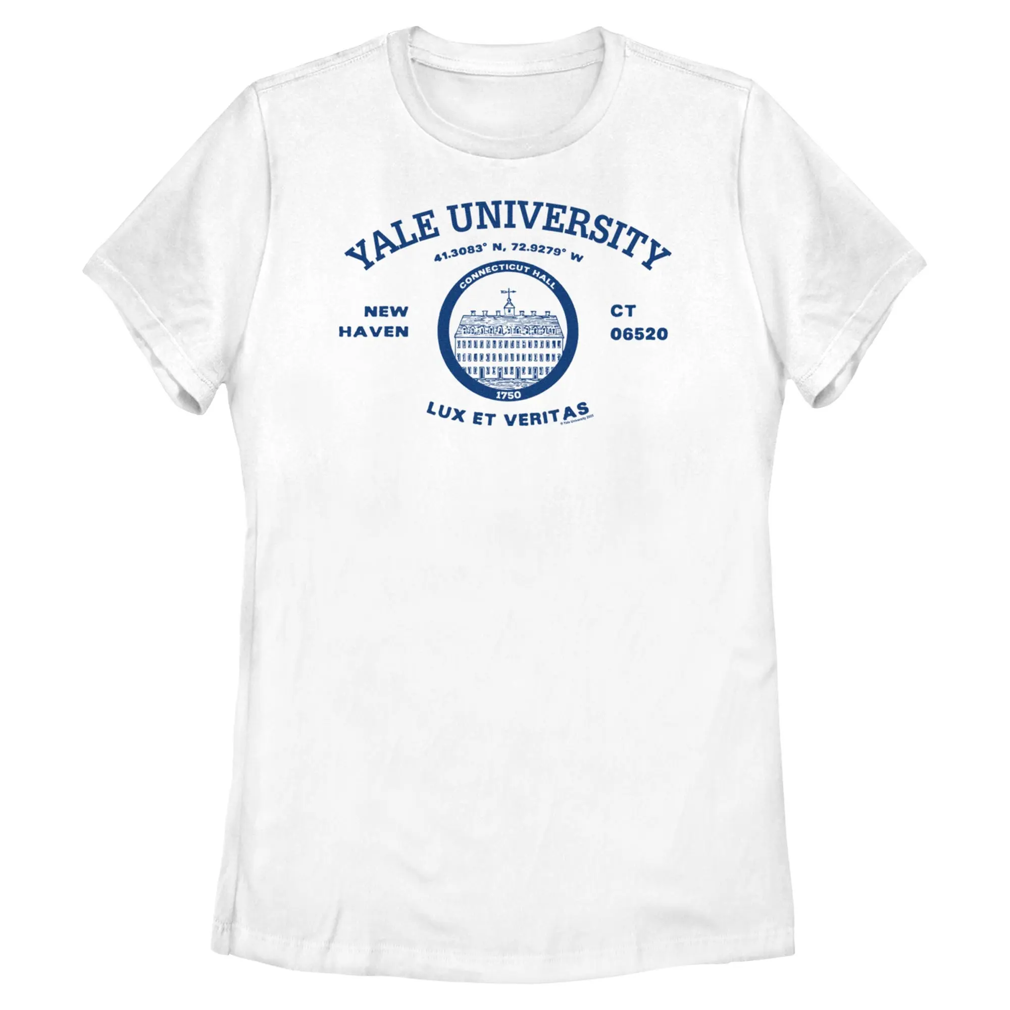 Womens Yale University New Haven University Motto T Shirt
