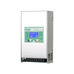 PowMr 80A MPPT Solar Charge Controller 12V 24V 36V 48V Auto, 80Amp Negative Ground Solar Panel Regulator, Aluminum Housing for LiFePO4 Lead Acid Battery, Fits RV Marine Off Grid