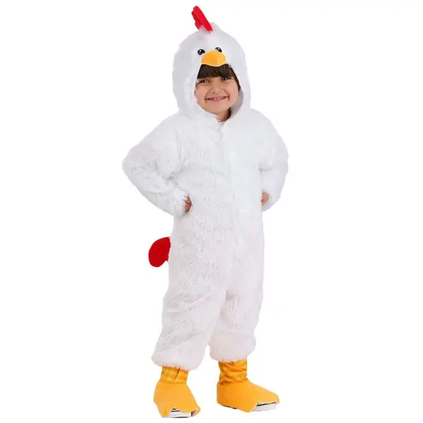 Toddler Fluffy Chicken Costume