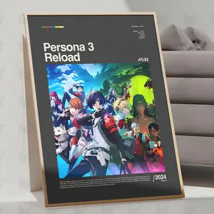 Persona 3 Reload Gaming Poster, Persona 3 Reload Gaming Print Posters (NO FRAME)