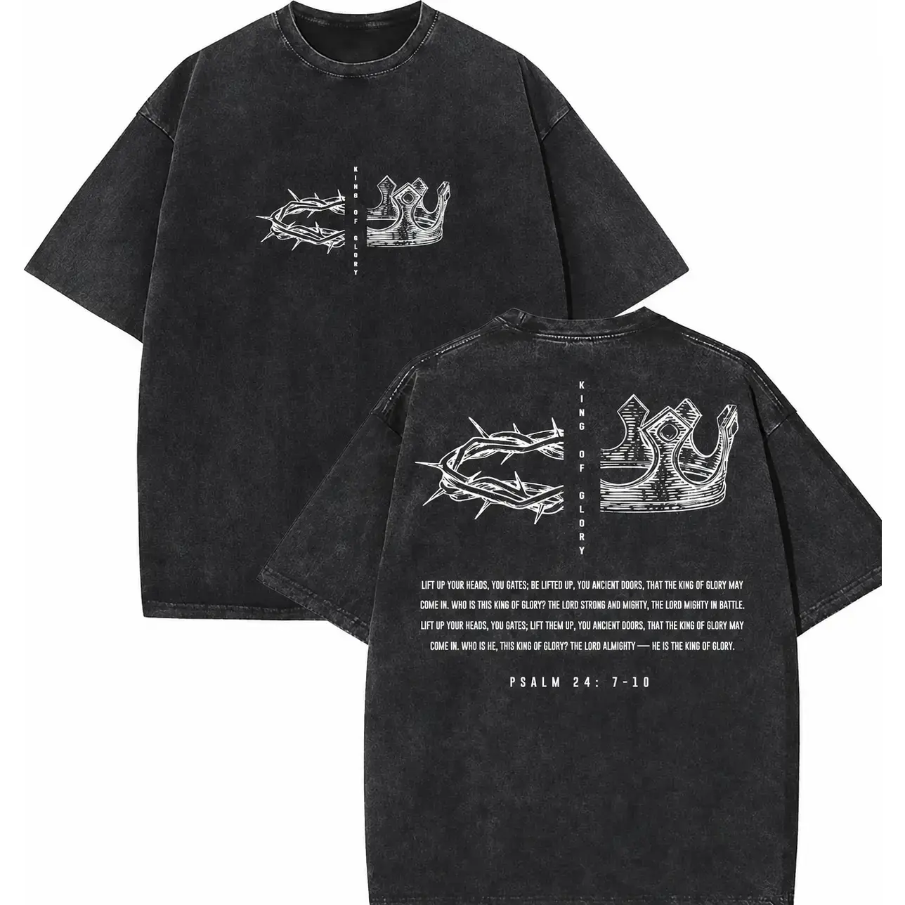 King Of Glory Unisex Washed T-Shirt, Vintage 90s Graphic Tee, Gift Top Womenswear Cotton, Retro 1990s Gaming Apparel, Classic Heavyweight Short-Sleeve Crewneck Shirt, Aesthetic Streetwear Casual Top for Gamers and Fans