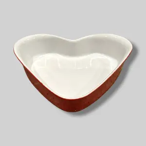 Cerutti Portugal | 8.25” x 9.25” Heart-Shaped Baking Dish | Gently Used
