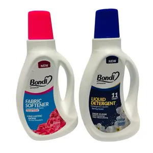 BONDI Advanced Bundle (Liquid Detergent 500 ml & Fabric Softener 500 ml) Aroma duradero Odor Neutralizing Stain Remover
