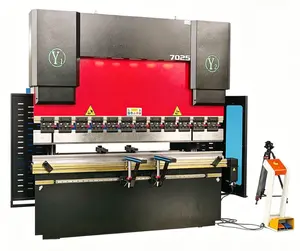 Aoxuan 70T 2500 AX68T CNC Hydraulic Fully Automatic Press Brake 4+1/6+1/8+1 Axis Folding Machine for Sheet Aluminum with Pump
