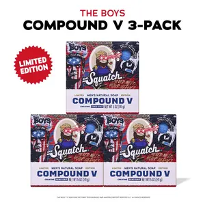 The Boys - Compound V 3-Pack Soap - Dr. Squatch Exclusive Limited Edition - Body Care