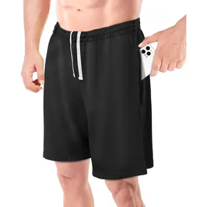 Men's Athletic Shorts Quick Dry Loose-Fit Lightweight Running Workout Gym Shorts with Pockets