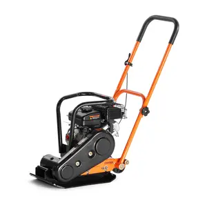 Plate Compactor, 2.8 HP 78.5CC Gas Engine 5,250 VPM, 1,920 lbs Force Vibratory Compaction Tamper with 18.7 x 11.8 inch Plate for Walkways, Patios, Asphalts, Paver Landscaping