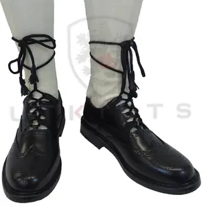 Ghillie Brogue Shoes – Heritage, Black