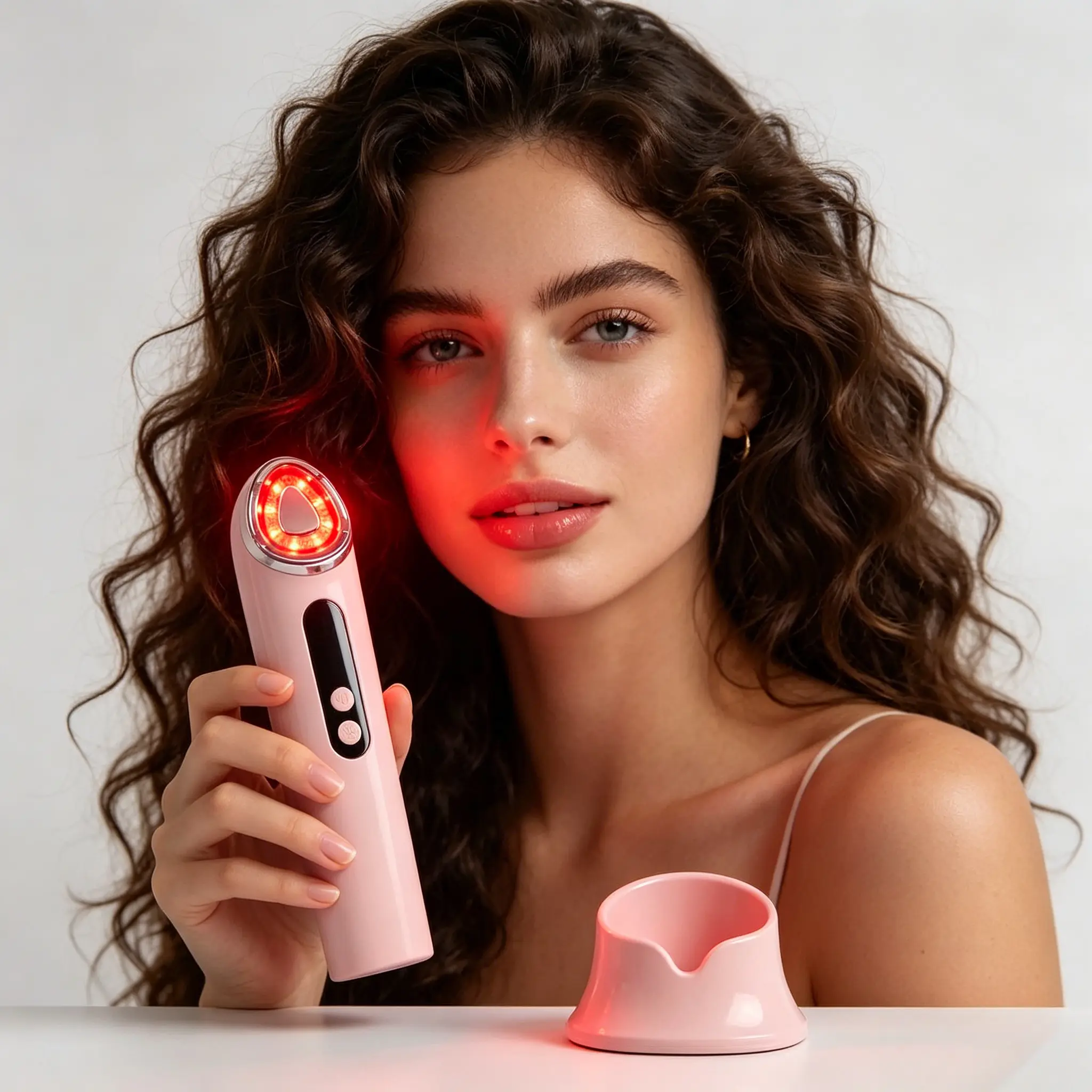 USB Powered Portable Eye Beauty Device, Facial Massage Tool, Skin Care Instrument for Household Facial Relaxation & Essence Introduction