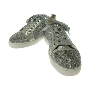 Pre-owned christian louboutin Others Small Leather Goods Louis Junior Swarovski Leather Sneakers