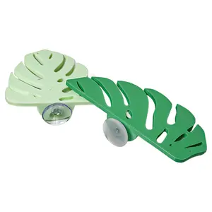 Monstera Leaf Betta Perch/Hammock Betta and Blenny Decor & Enrichment | Suction Cup | Entertainment for Fish