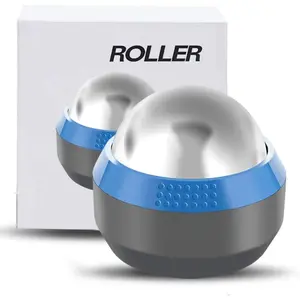 Cold Massage Roller Ball - Ice Roller Ball for Muscles Deep Tissue, Cold & Heat Therapy, Plantar Fasciitis Roller