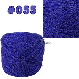Purple 100g Crystal Crochet Mexican Yarn Thread -Hilo Estambre Cristal #055