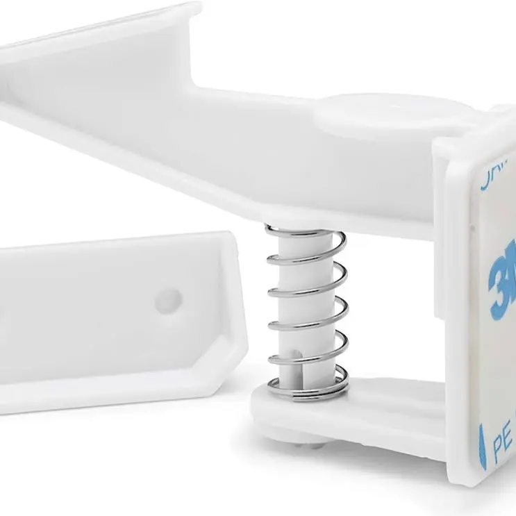 Cabinet Locks Child Safety 12 Pack | Baby Safety Cabinet Locks NO Drilling 3M Adhesive Baby Proof Drawer Lock Child proofing cabinets latches for Kids Latch for Drawers & Door Child Safety Locks