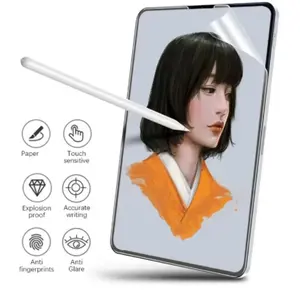 HD Clear Pet Screen Protector Film, Tablet Protector, Scratch & Drop Resistant Full Coverage Anti-Fingerprint Soft Membrane Writing Compatible iPad Air4/5/6/iPad 7/8/9/10 Gen/iPad 11