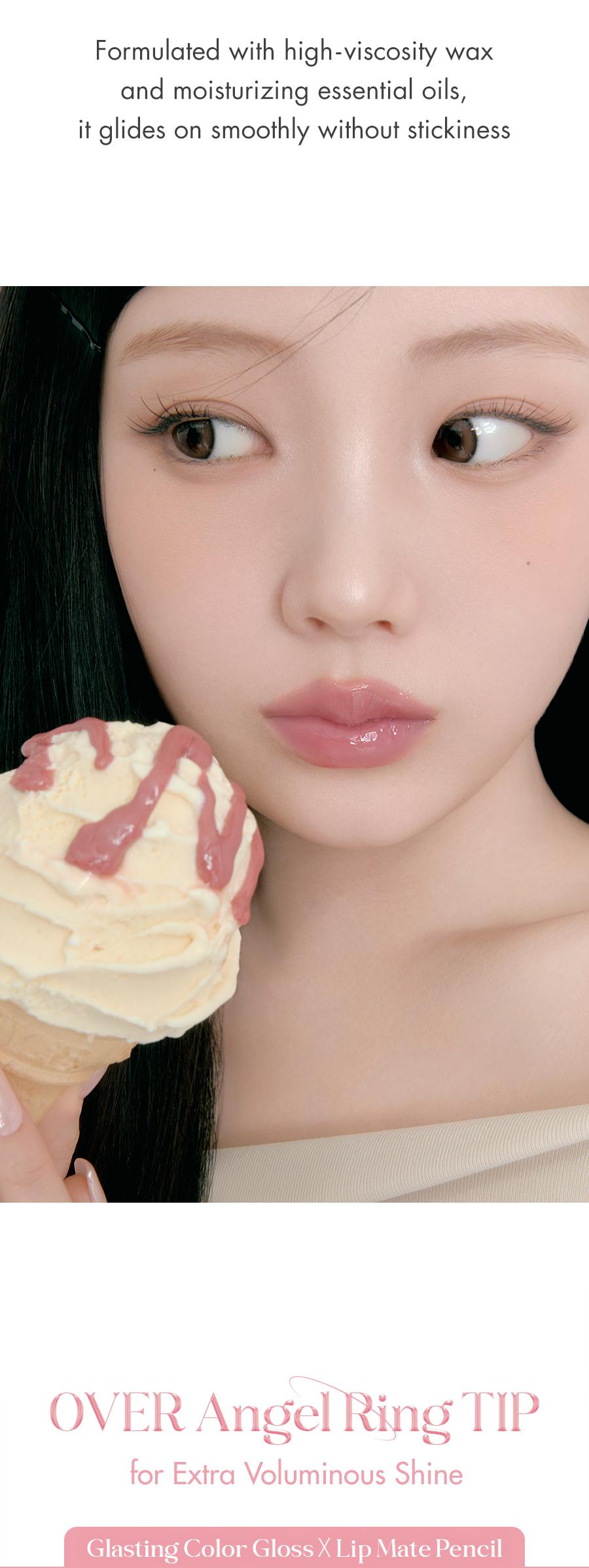 rom&nd Cream Nude Lip Duo (Color Gloss 4.0g & Lip Pencil 0.5g), Effortlessly Define & Enhance Your Lips, Naturally Fuller Look, Creamy Texture for Soft Nude Lip Expression
