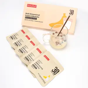 Meal replacement protein powder shake, low in sugar, suitable for ketogenic diet, 7 convenient packets, can be used as a meal replacement, easy to digest, suitable for consumption before exercise. Beverage Energy