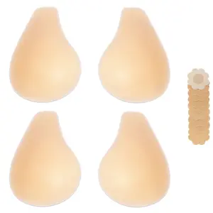 2025 Newest Added Lift Seamless Nipple Covers Ultra-Thin Push up Sticky Solid Silicone Pasties Women Adhesive Bras