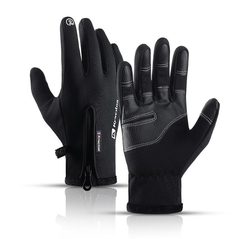 Winter Warm Touchscreen Gloves, Windproof & Thermal, All-Purpose Black Gloves for Men Women, Suitable for Cycling Running Hiking Outdoor Work Daily Travel