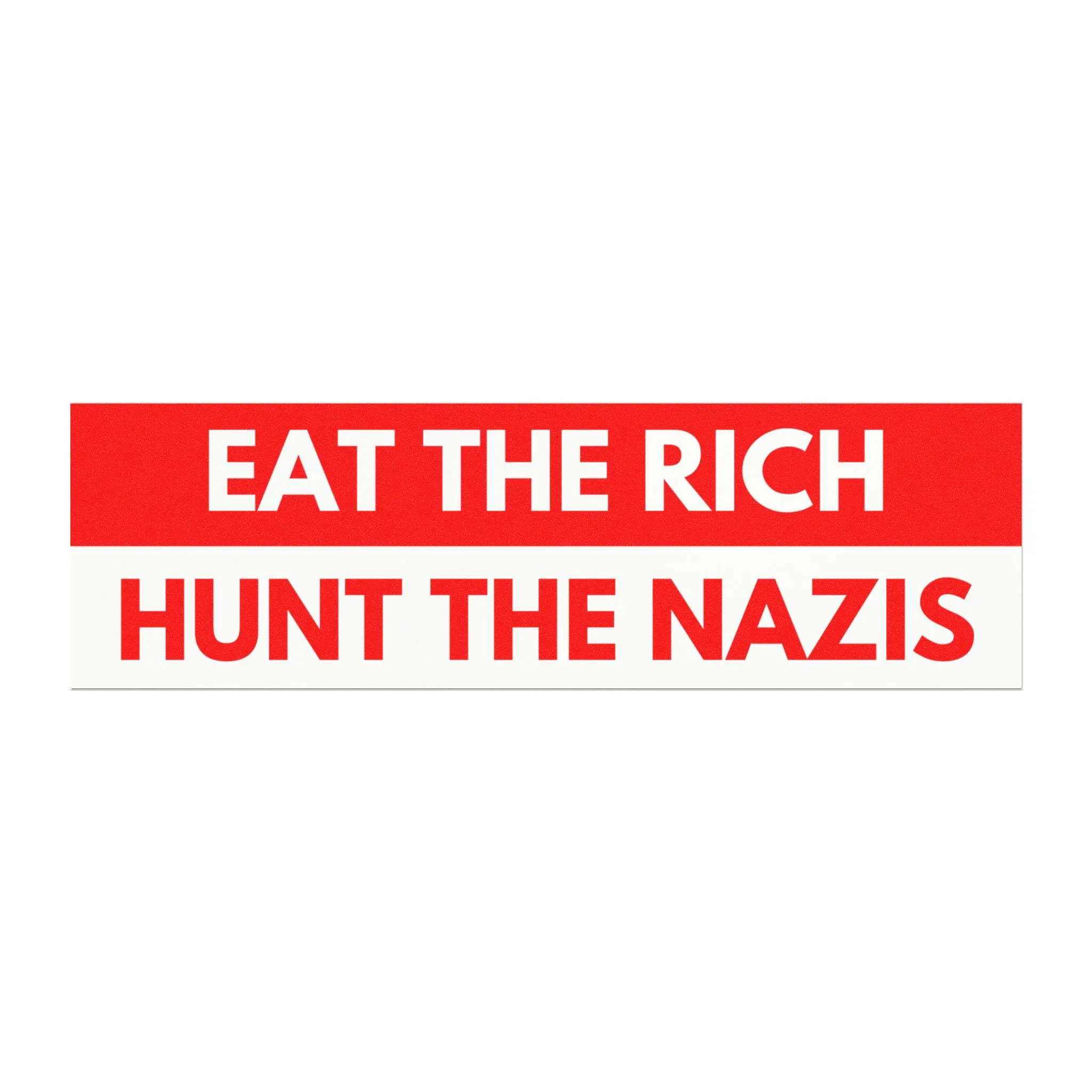 Eat The Rich Car Magnet F Trump Election Political Democrat Women's Rights Bumper Sticker Anti-Trump Republican Anti-Maga Anti-Facist
