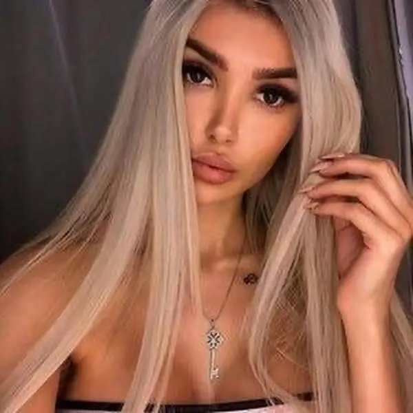 India 22 ” Blonde Ombré Straight Lace Front 6" Front part Wig *NEW*