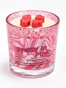 Pretty in Pink 8 Ounce Luxury Candle Long Lasting Scented