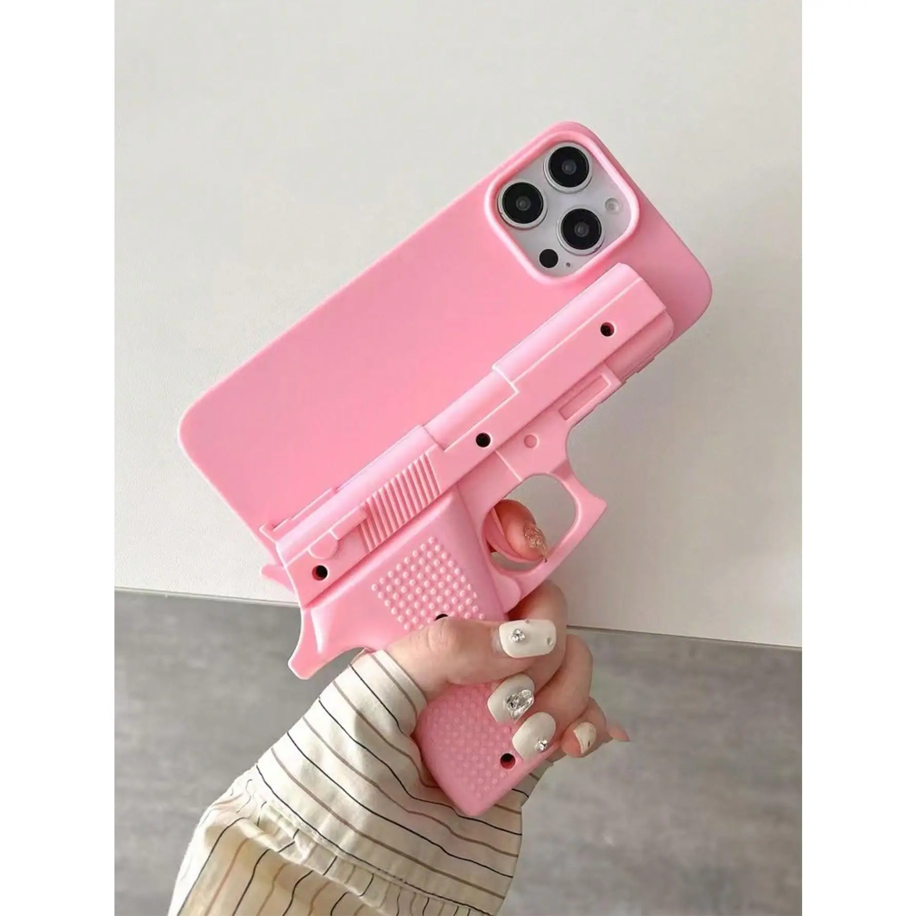 Funny Toy Gun Creative Protective IPhone 16 15 14 13 12 11 Pro Max Cover  Protection Casing Cellphone Shockproof Screen Protector Smartphone - TikTok  Shop