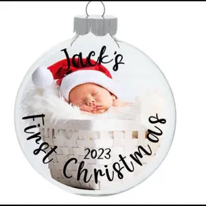 Custom photo ornament
