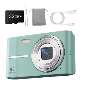 Digital Camera with SD Card, 16X Digital Zoom Camera, Portable Mini Camera for Teenagers Students Boys Girls, Point and Shoot Camera for Gifts, Tech Gadgets, GiftPulseTrail5ABSummit ActiveC28ChicLadyHub
