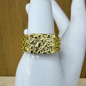 Anillo nugget de Oro laminado