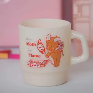 "Moth to a Flame" Cute Diner Mug "Moth to a Flame" Cute Diner Mug