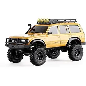 FMS RC Crawler 1/18 FCX18S LC80 S RTR 4WD RC Rock Truck 2.4Ghz 900mAh Hobby Grade RC Car Model Mini Remote Control Car Off Road Vehicle
