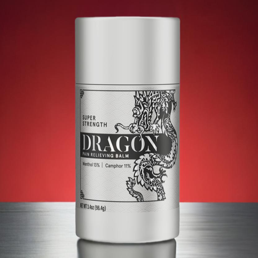 Dragon Balm Super Strength Silver Roll-Ups, Muscle & Joint Recovery, Therapeutic Plant-Based Formula, Moisturizing & So