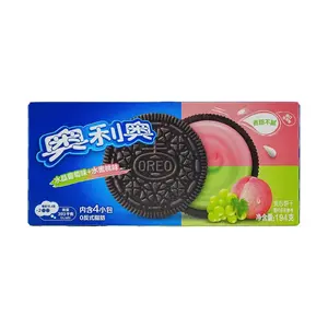 OREO Sandwich Biscuit Grape+Peach Flavor,6.84 oz