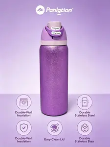 Owala  32oz Purple Glitter Water Bottle with Locking Flip Top - Durable, Spill-Proof, All-Day Hydration#LeakProofBottle #LockingLid #PushButtonLid #DoubleWallInsulated  #BPAFree outdoorfun