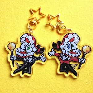 Caine Digital Circus Double-Sided Acrylic Charm