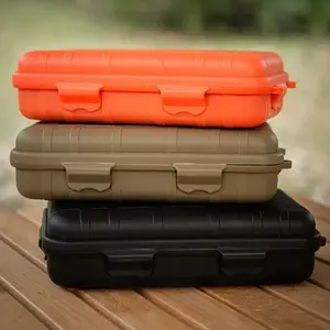 Tool Box Outdoor Camping Kit Shockproof Waterproof Case Sealed Box Outdoor Storage Box Small.