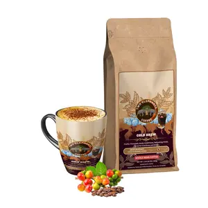 Cold Brew - Medium Roast - Whole Bean Coffee - NET WT. 1lb (16 oz. 454g) Bag Beverage Flavor