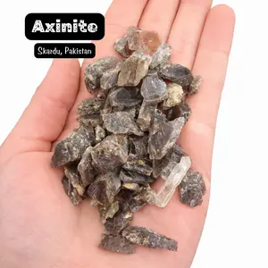 THREE Natural Axinite Stones - Pakistan - 3pc Axinite Gemstones