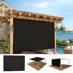 Shade Cloth, 90% High Shading Rate Sunshade Net, Black Durable Type, Garden Shade Grid, Suitable for Plant Coverage/ Greenhouse/ Chicken Coop/ Dog House/ Tomato Planting/Gazebo Tent/Outdoor Canopy Shelter