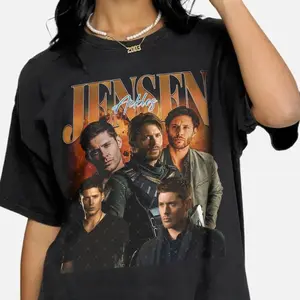 Limited Jensen Ackles 90s Shirt, Vintage Jensen Ackles Shirt, Jensen Ackles Graphic Unisex Y2k Clothing, Retro Jensen Ackles Shirt For Fan M