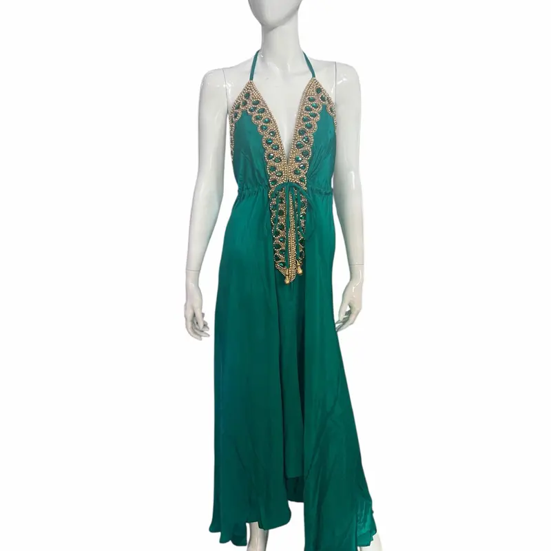 fitted lace wedding dress Malvern Maxi Dress Green main image 1