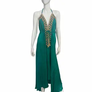 Green Maxi Deluxe Dress