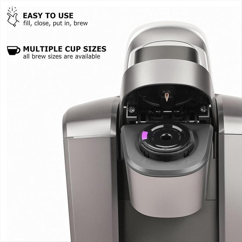 Reusable K Cups for K Mini, K Elite, K Classic, K Compact, K Latte, K Select and All 2.0 & 1.0 Coffee Makers 2PCS for Christmas New Year Home Use